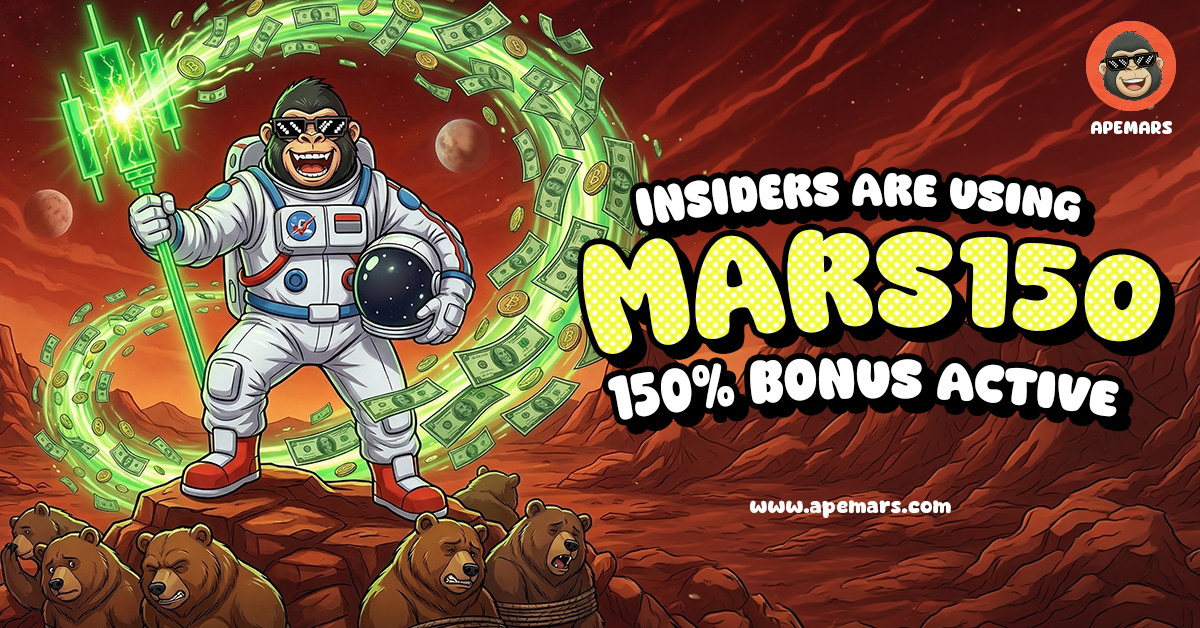 APEMARS at $0.00025438 With MARS150 Bonus Code Sparks FOMO as FLOKI and PEPE Hold Steady - Top 1000x Meme Coin Watchlist