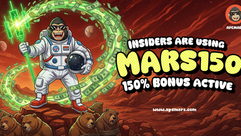 Solana Expands, XRP Builds Momentum, While APEMARS With MARS150 Fuels 1800% ROI Hype as the Best Crypto Presale to Buy This Month