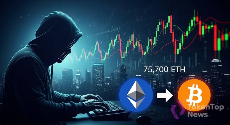 KelpDAO Exploiter Reportedly Swaps Nearly All 75,700 ETH Into BTC