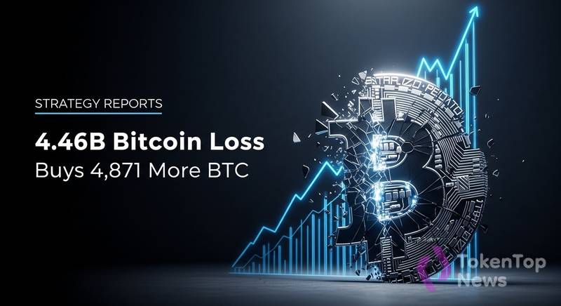 Strategy Reports $14.46B Bitcoin Loss, Buys 4,871 More BTC