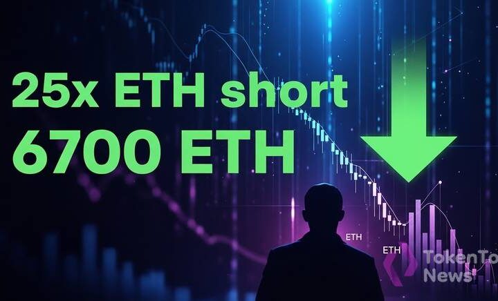 Trader 0x3386 Opens 25x ETH Short on 6,700 ETH Worth $14.71M