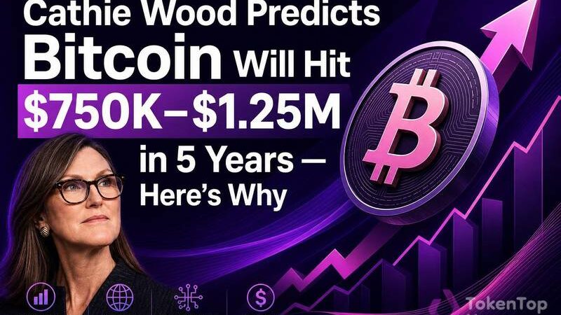 Cathie Wood Predicts Bitcoin Will Hit $750K–$1.25M in 5 Years: Here’s Why