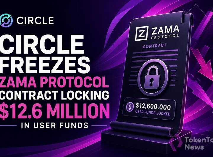 Circle Freezes Zama Protocol Contract, Locking $12.6 Million in User Funds