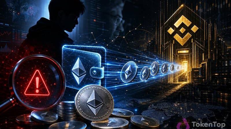 Garrett Jin-Labeled Wallet Moves 108,169 ETH Worth $250M to Binance