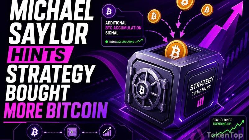 Michael Saylor Hints Strategy Bought More Bitcoin