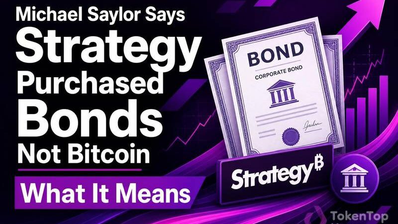 Michael Saylor Says Strategy Purchased Bonds, Not Bitcoin: What It Means