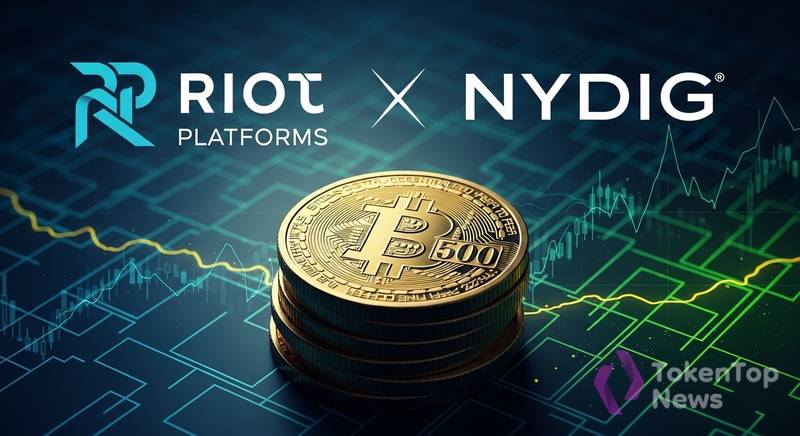 Riot Platforms Deposits 500 BTC to NYDIG as Bitcoin Sales Continue