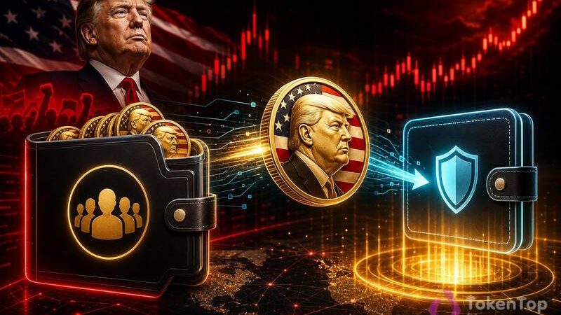 Trump Meme Team Wallet Transfers 4.915M TRUMP Worth $12.09M