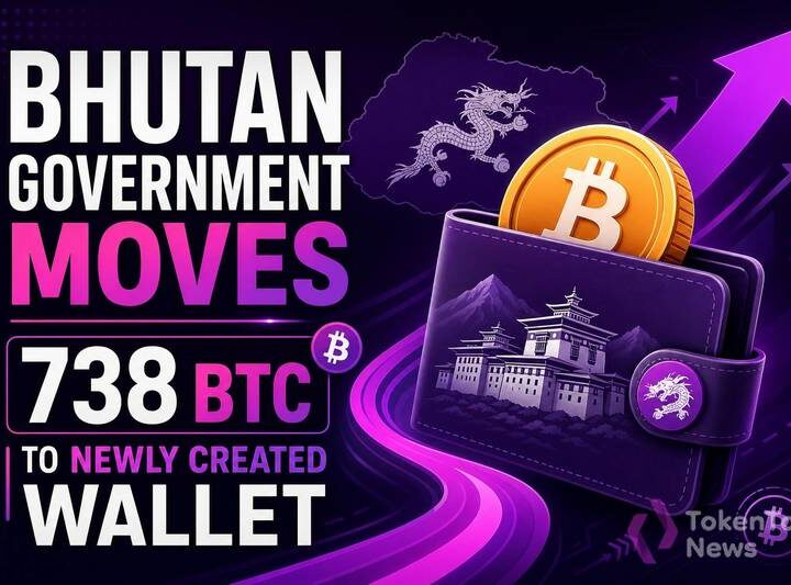 Bhutan Government Moves 738 BTC to Newly Created Wallet