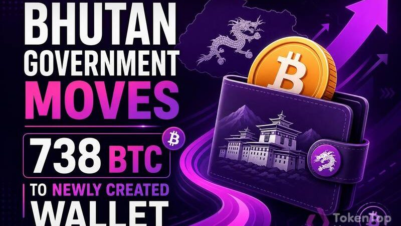 Bhutan Government Moves 738 BTC to Newly Created Wallet