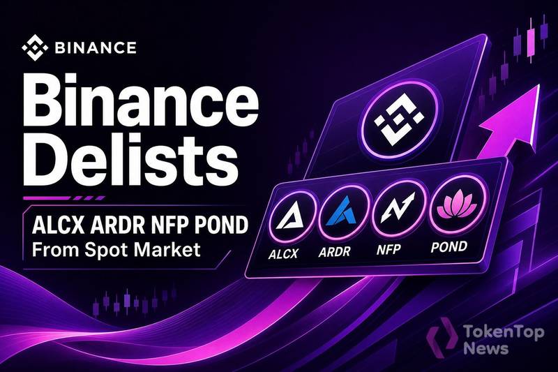 Binance Delists ALCX, ARDR, NFP and POND From Spot Market