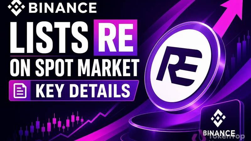 Binance Lists RE on Spot Market: Key Details