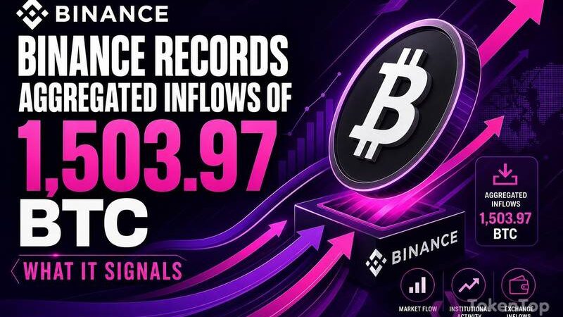 Binance Records Aggregated Inflows of 1,503.97 BTC: What It Signals