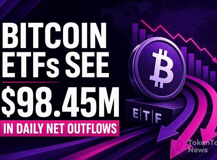 Bitcoin ETFs See $98.45M in Daily Net Outflows