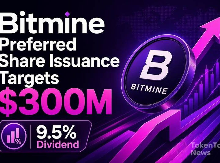Bitmine Preferred Share Issuance Targets $300M With 9.5% Dividend