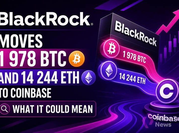 BlackRock Moves 1,978 BTC and 14,244 ETH to Coinbase: What It Could Mean