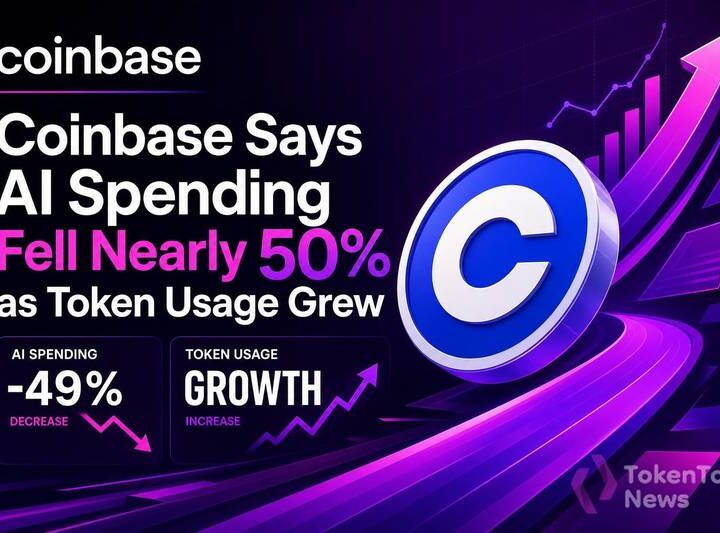 Coinbase Says AI Spending Fell Nearly 50% as Token Usage Grew