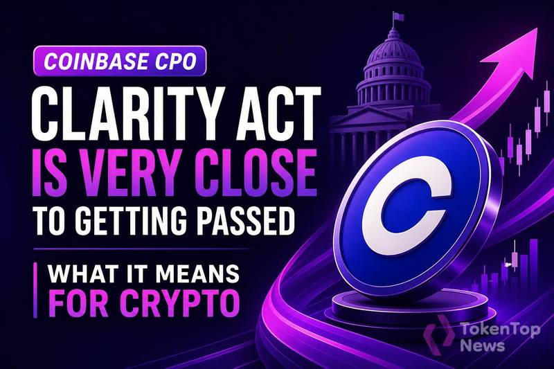 Coinbase CPO: Clarity Act Is 'Very Close to Getting' Passed — What It Means for Crypto