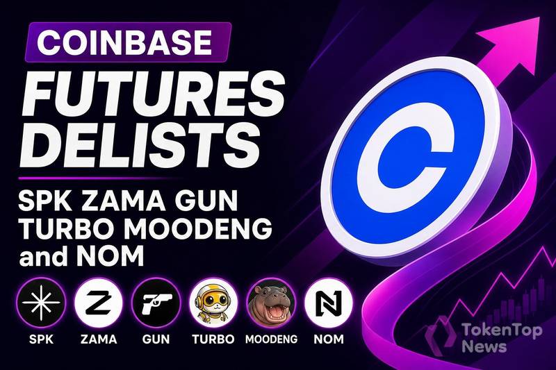 Coinbase Futures Delists SPK, ZAMA, GUN, TURBO, MOODENG, and NOM
