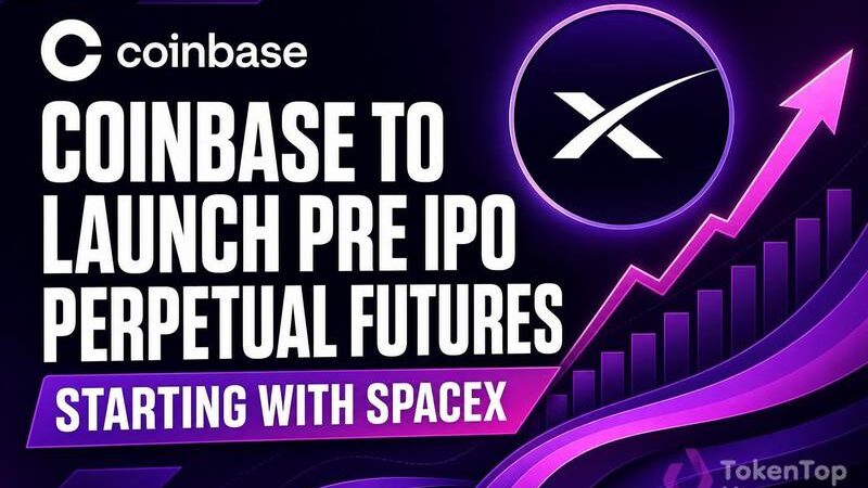 Coinbase to Launch Pre-IPO Perpetual Futures Starting With SpaceX