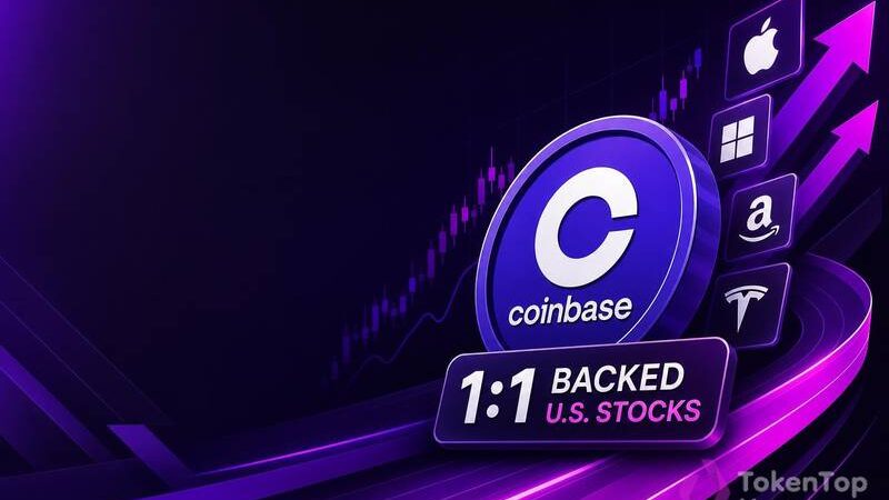Coinbase to Launch 1:1-Backed Tokenized U.S. Stocks