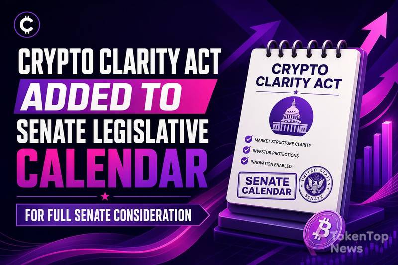 Crypto Clarity Act Added to Senate Legislative Calendar for Full Senate Consideration