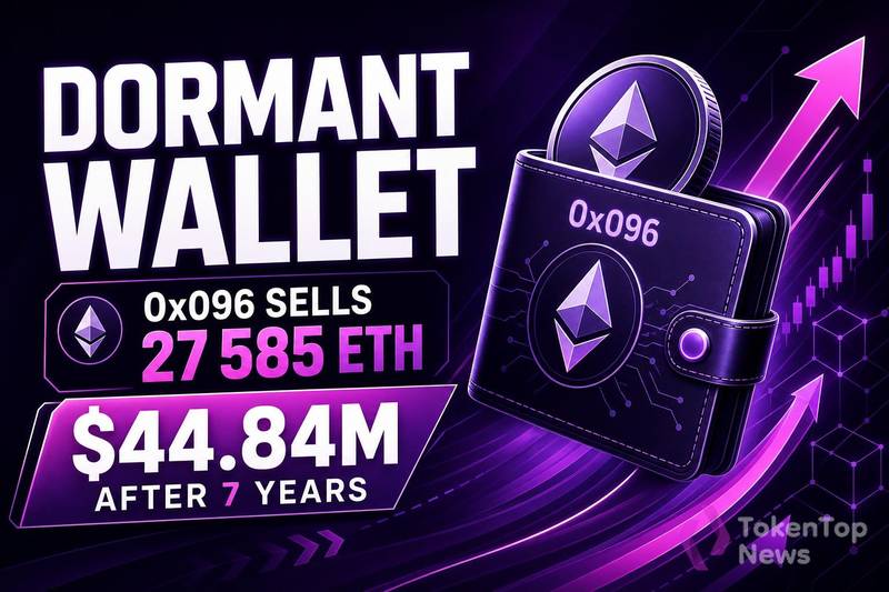 Dormant Wallet 0x096 Sells 27,585 ETH for $44.84M After Seven Years