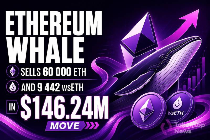 Ethereum Whale Sells 60,000 ETH and 9,442 wsETH in $146.24M Move