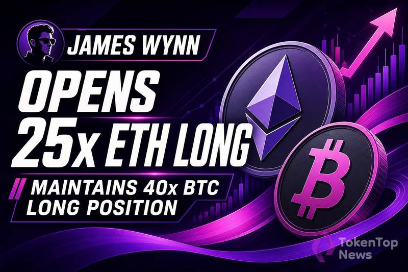 James Wynn Opens 25x ETH Long, Maintains 40x BTC Long Position