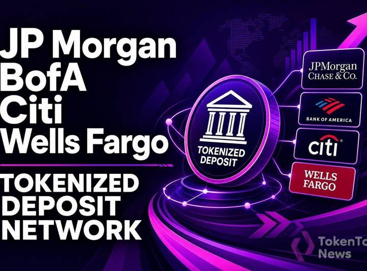 JP Morgan, BofA, Citi, Wells Fargo Tokenized Deposit Network
