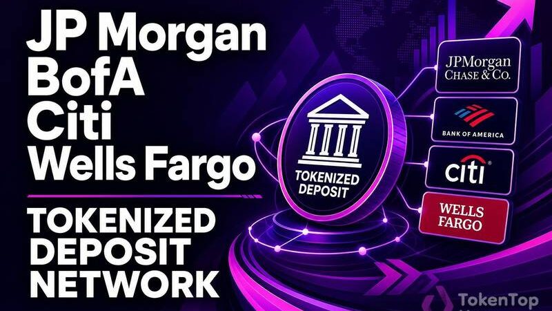 JP Morgan, BofA, Citi, Wells Fargo Tokenized Deposit Network