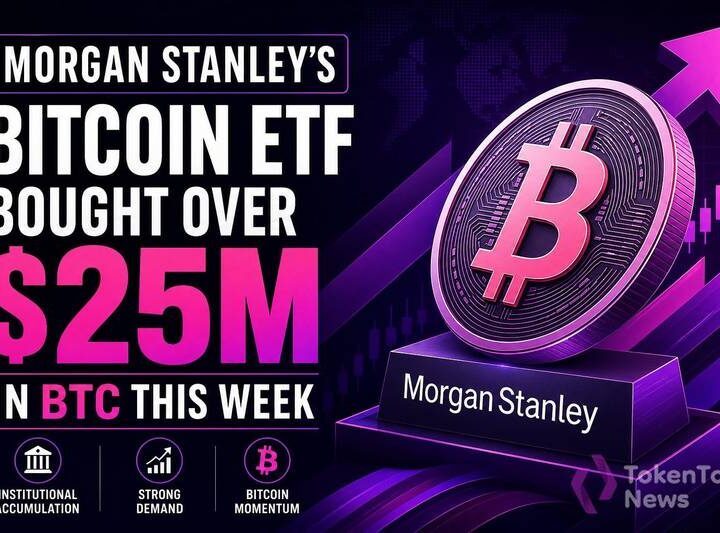 Morgan Stanley’s Bitcoin ETF Bought Over $25M in BTC This Week