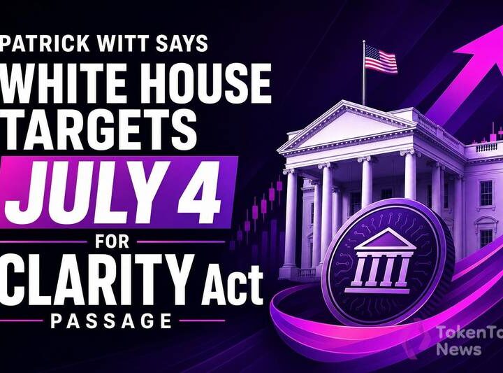 Patrick Witt Says White House Targets July 4 for CLARITY Act Passage