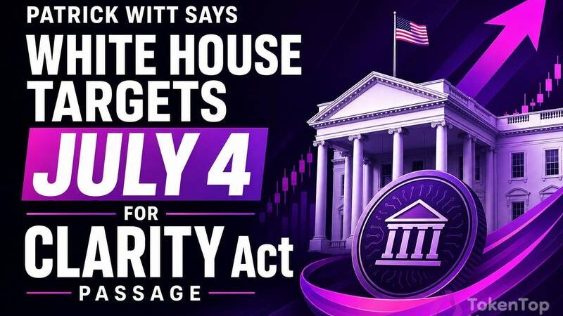 Patrick Witt Says White House Targets July 4 for CLARITY Act Passage