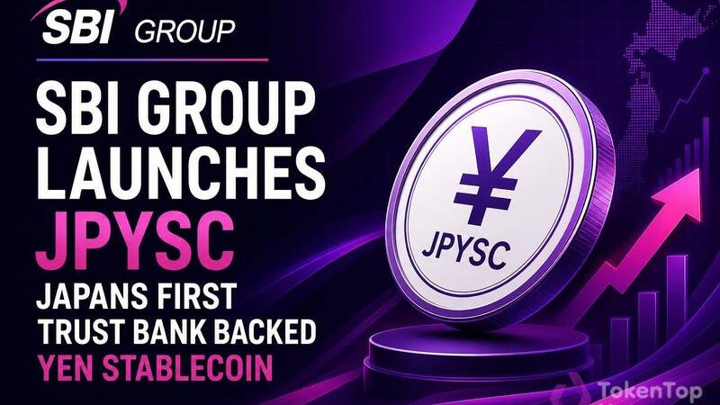 SBI Group Launches JPYSC, Japan’s First Trust Bank-Backed Yen Stablecoin
