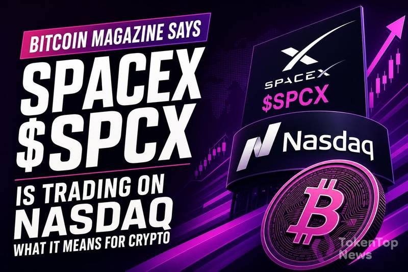 Bitcoin Magazine Says SpaceX $SPCX Is Trading on NASDAQ: What It Means for Crypto