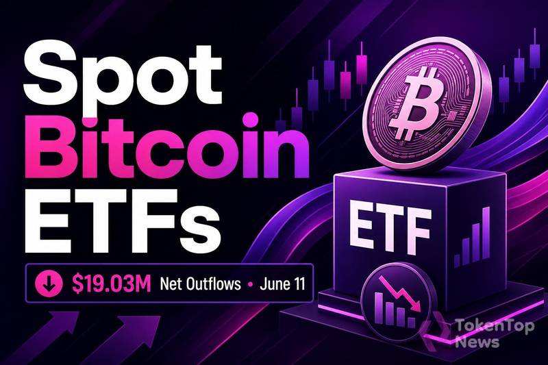 Spot Bitcoin ETFs Post $19.03 Million in Net Outflows on June 11