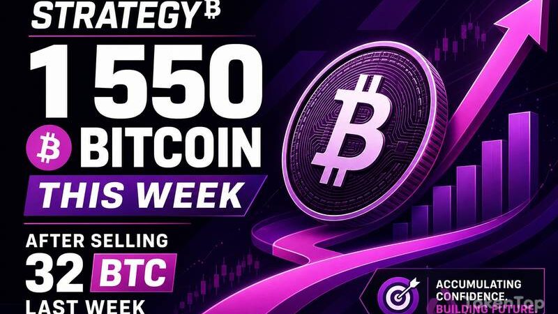 Strategy bought 1,550 Bitcoin this week after selling 32 BTC last week