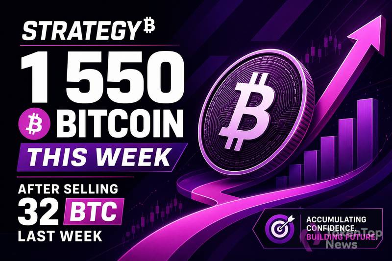Strategy bought 1,550 Bitcoin this week after selling 32 BTC last week