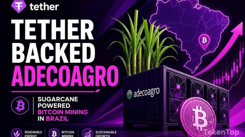 Tether-backed Adecoagro to launch sugarcane-powered bitcoin mining in Brazil