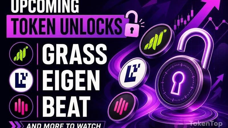 Upcoming Token Unlocks: GRASS, EIGEN, BEAT and More to Watch