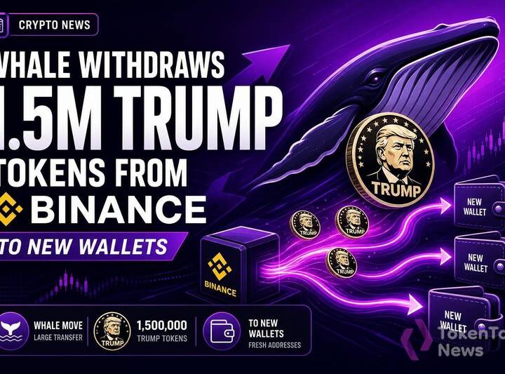 Whale Withdraws 1.5M TRUMP Tokens From Binance to New Wallets