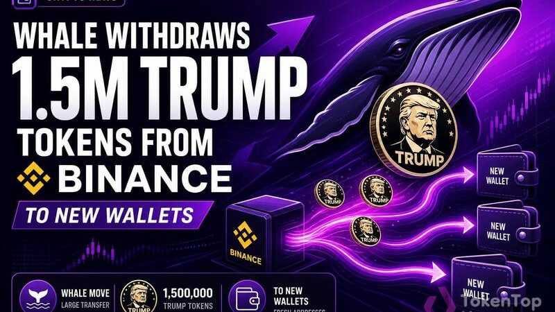 Whale Withdraws 1.5M TRUMP Tokens From Binance to New Wallets