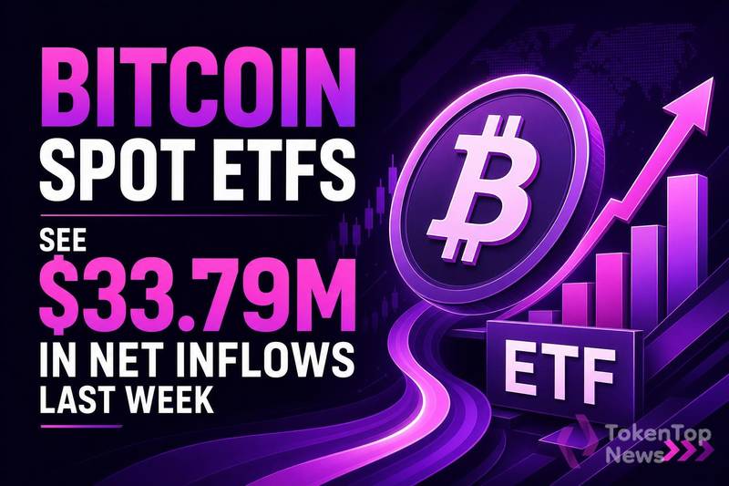 Bitcoin Spot ETFs See $33.79M in Net Inflows Last Week