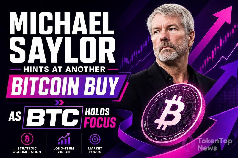Michael Saylor Hints at Another Bitcoin Buy as BTC Holds Focus