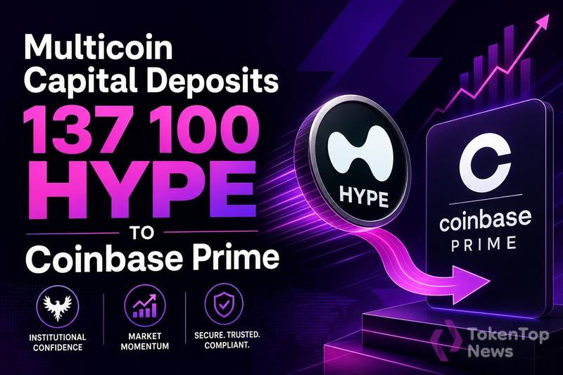 Multicoin Capital Deposits 137,100 HYPE to Coinbase Prime