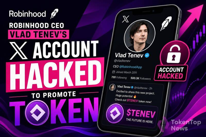 Robinhood CEO Vlad Tenev's X Account Hacked to Promote Token