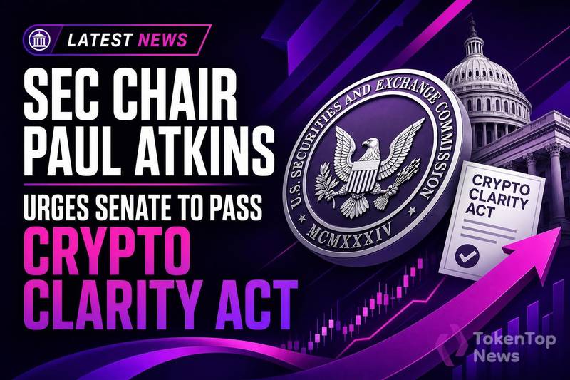 SEC Chair Paul Atkins Urges Senate to Pass Crypto Clarity Act