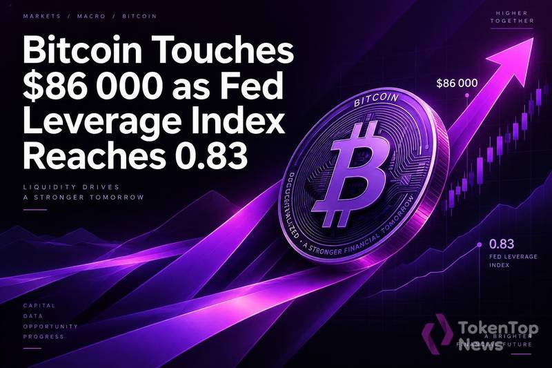 Bitcoin Touches $86,000 as Fed Leverage Index Reaches 0.83