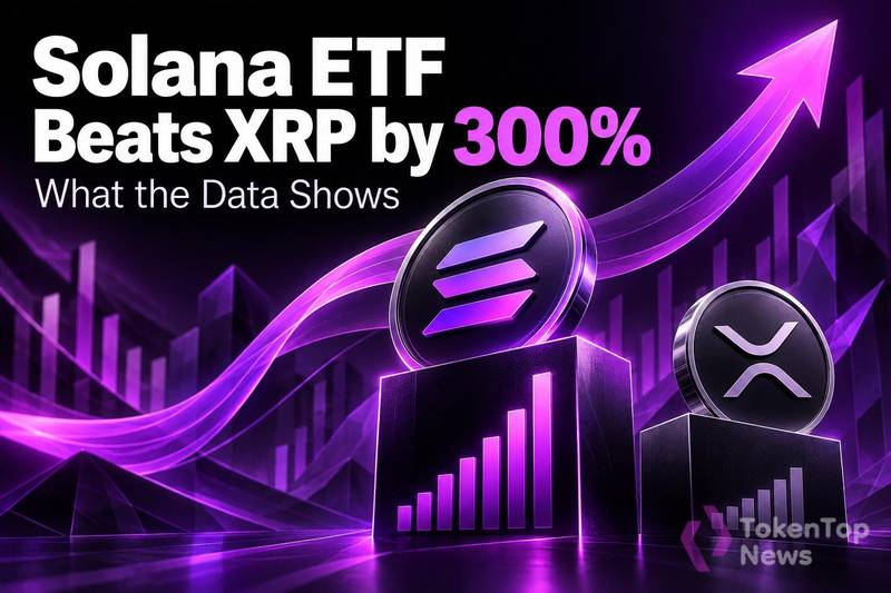 Solana ETF Beats XRP by 300%: What the Data Shows